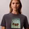 Camiseta con gráfico del logotipo de la palmera Camiseta con gráfico del logotipo de la palmera