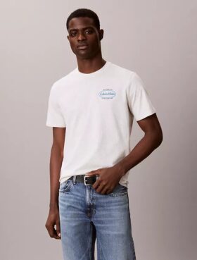 Camiseta con logo gráfico Diner de Calvin Klein