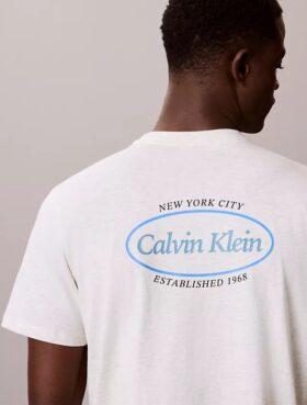 Camiseta con logo gráfico Diner de Calvin Klein