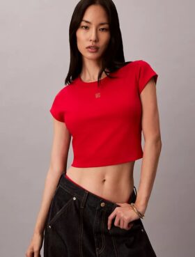 Camiseta corta con el logotipo del Año Nuevo Lunar