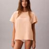 Camiseta de algodón Cotton Stretch con logo para estar por casa Camiseta de algodón Cotton Stretch con logo para estar por casa