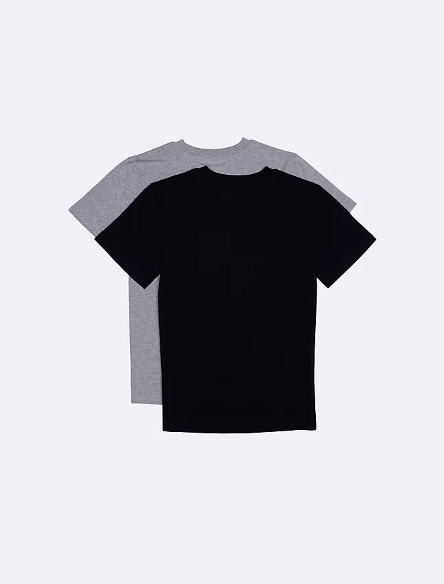 Camiseta de algodón para niños, paquete de 2 Camiseta de algodón para niños, paquete de 2