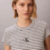 Camiseta de bebé con rayas y Monogram