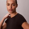 Camiseta de bebé elástica de Modal con tejido de punto caído Camiseta de bebé elástica de Modal con tejido de punto caído