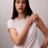 Camiseta de bebé elástica de Modal con tejido de punto caído Camiseta de bebé elástica de Modal con tejido de punto caído