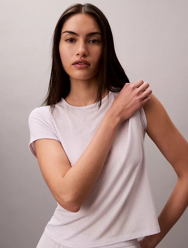 Camiseta de bebé elástica de Modal con tejido de punto caído Camiseta de bebé elástica de Modal con tejido de punto caído