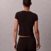 Camiseta de bebé elástica de Modal con tejido de punto caído Camiseta de bebé elástica de Modal con tejido de punto caído