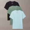 Camiseta de cuello en V de corte ajustado, paquete de 3, mezcla de Cotton Stretch Camiseta de cuello en V de corte ajustado, paquete de 3, mezcla de Cotton Stretch
