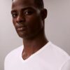 Camiseta de cuello en V de corte ajustado, paquete de 3, mezcla de Cotton Stretch Camiseta de cuello en V de corte ajustado, paquete de 3, mezcla de Cotton Stretch