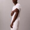 Camiseta de cuello en V de corte ajustado, paquete de 3, mezcla de Cotton Stretch Camiseta de cuello en V de corte ajustado, paquete de 3, mezcla de Cotton Stretch