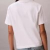 Camiseta de cuello redondo con corte holgado y logotipo estándar Camiseta de cuello redondo con corte holgado y logotipo estándar