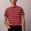 Camiseta de cuello redondo con rayas Liquid Touch Camiseta de cuello redondo con rayas Liquid Touch