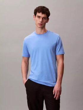 Camiseta de cuello redondo de algodón Supima