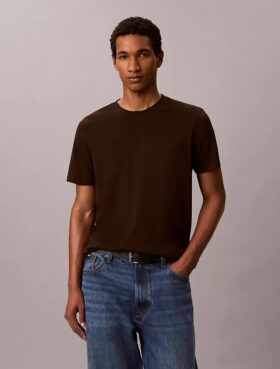 Camiseta de cuello redondo de algodón Supima