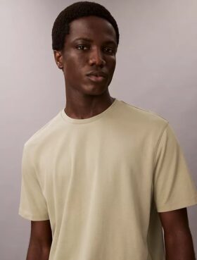 Camiseta de cuello redondo de algodón Supima
