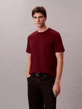 Camiseta de cuello redondo de algodón Supima