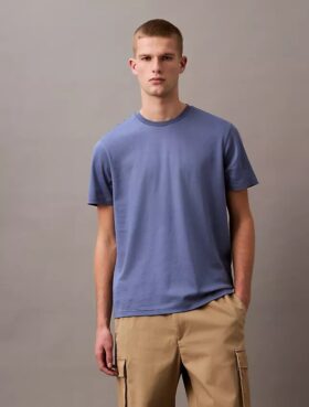 Camiseta de cuello redondo de algodón Supima