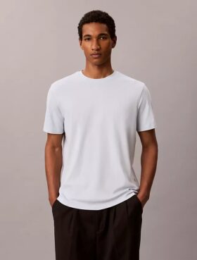 Camiseta de cuello redondo de algodón Supima