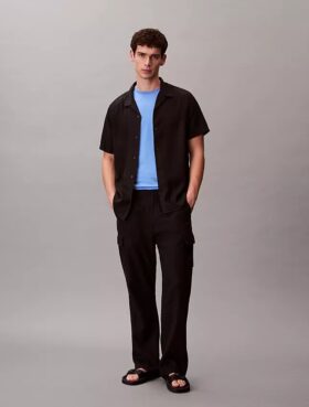 Camiseta de cuello redondo de algodón Supima