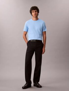 Camiseta de cuello redondo de algodón Supima
