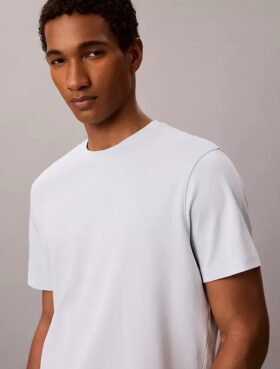 Camiseta de cuello redondo de algodón Supima