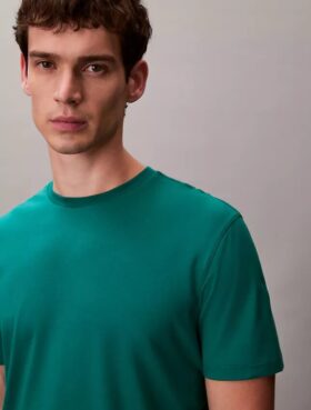 Camiseta de cuello redondo de algodón Supima