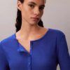 Camiseta Henley ligera de tejido waffle Camiseta Henley ligera de tejido waffle