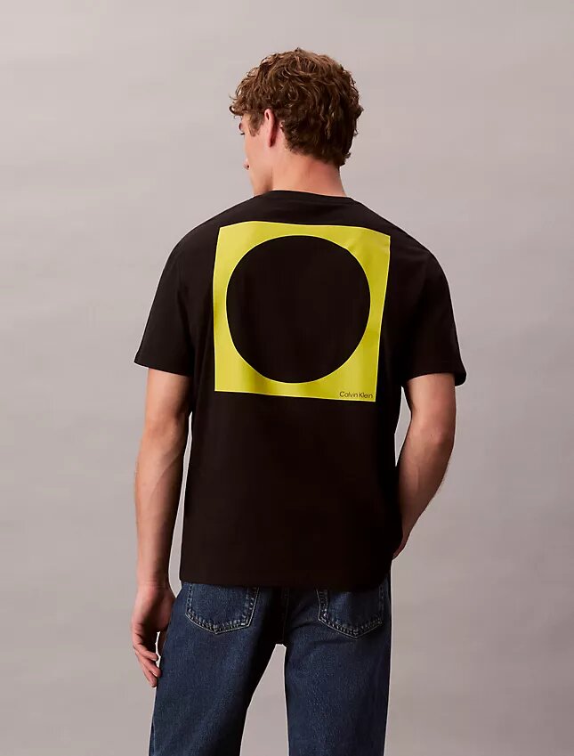 Camiseta holgada con gráfico circular Camiseta holgada con gráfico circular