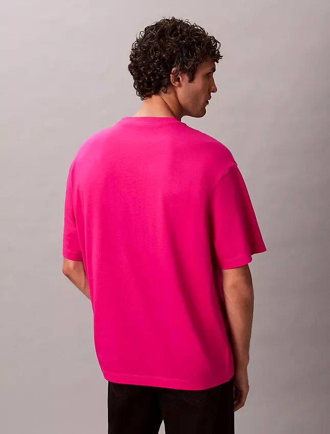 Camiseta holgada con gráfico de logotipo en bloque Camiseta holgada con gráfico de logotipo en bloque
