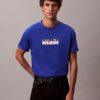 Camiseta holgada con gráfico de logotipo en bloque Camiseta holgada con gráfico de logotipo en bloque