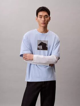 Camiseta holgada con gráfico del Año Nuevo Lunar