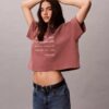 Camiseta holgada con gráfico del logotipo Camiseta holgada con gráfico del logotipo