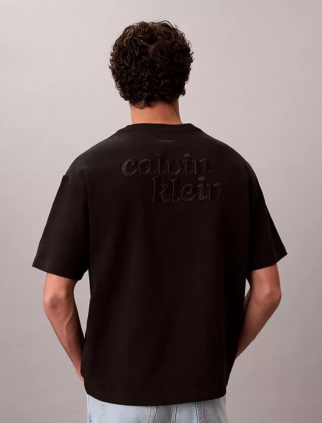 Camiseta holgada con gráfico del logotipo de 1989 bordado Camiseta holgada con gráfico del logotipo de 1989 bordado