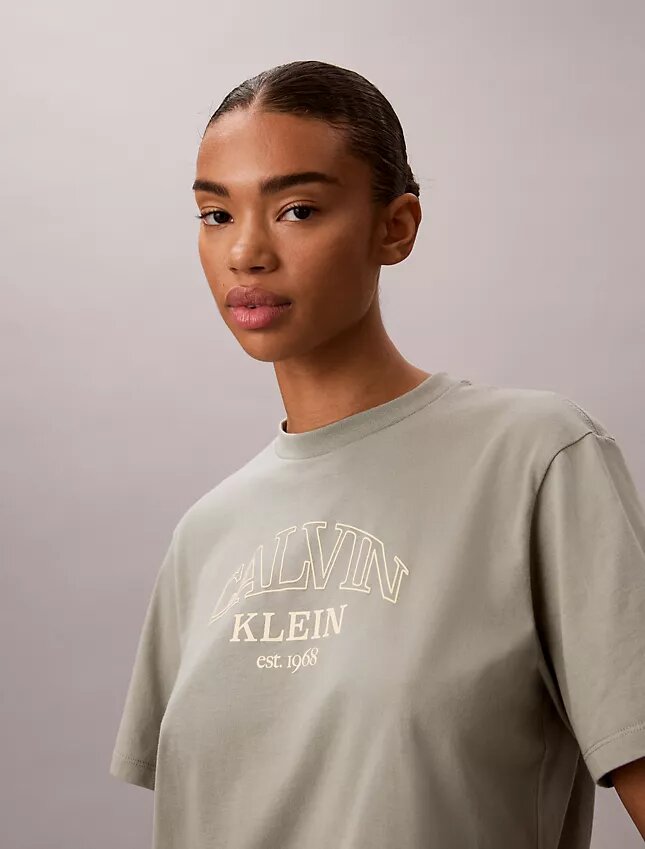 Camiseta holgada con gráfico del logotipo del arco Camiseta holgada con gráfico del logotipo del arco