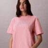 Camiseta holgada con gráfico del logotipo del arco