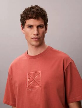 Camiseta holgada con gráfico del logotipo del emblema