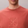Camiseta holgada con gráfico del logotipo del emblema