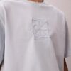 Camiseta holgada con gráfico del logotipo del emblema