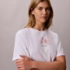 Camiseta holgada con gráfico floral del logotipo Camiseta holgada con gráfico floral del logotipo
