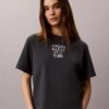 Camiseta holgada con gráfico fotográfico de CK NY Camiseta holgada con gráfico fotográfico de CK NY
