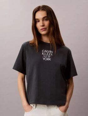 Camiseta holgada con gráfico fotográfico de CK NY