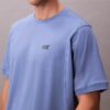 Camiseta holgada con logo gráfico de piqué refrescante Camiseta holgada con logo gráfico de piqué refrescante