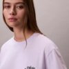 Camiseta holgada con logotipo bordado Camiseta holgada con logotipo bordado