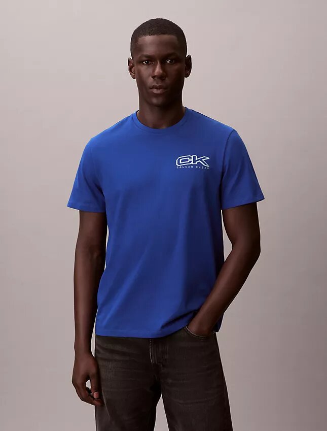 Camiseta holgada con logotipo Monogram metalizado Camiseta holgada con logotipo Monogram metalizado