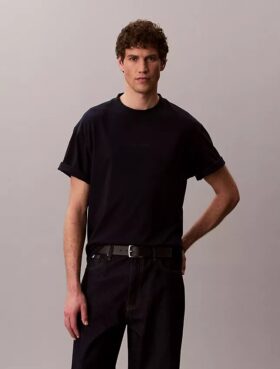 Camiseta holgada con Micro Logo
