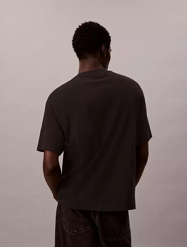 Camiseta holgada con Micro Logo Camiseta holgada con Micro Logo