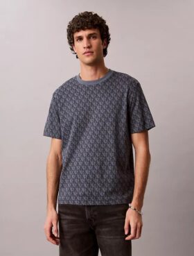 Camiseta holgada con Monogram integral