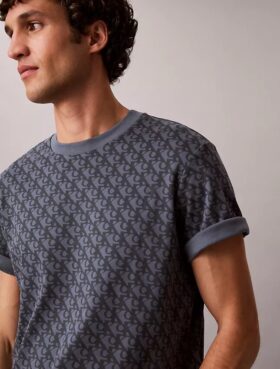 Camiseta holgada con Monogram integral