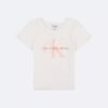 Camiseta Monologo de canalé grueso para niñas Camiseta Monologo de canalé grueso para niñas