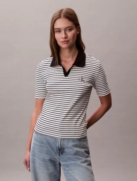 Camiseta polo de rayas Monólogo